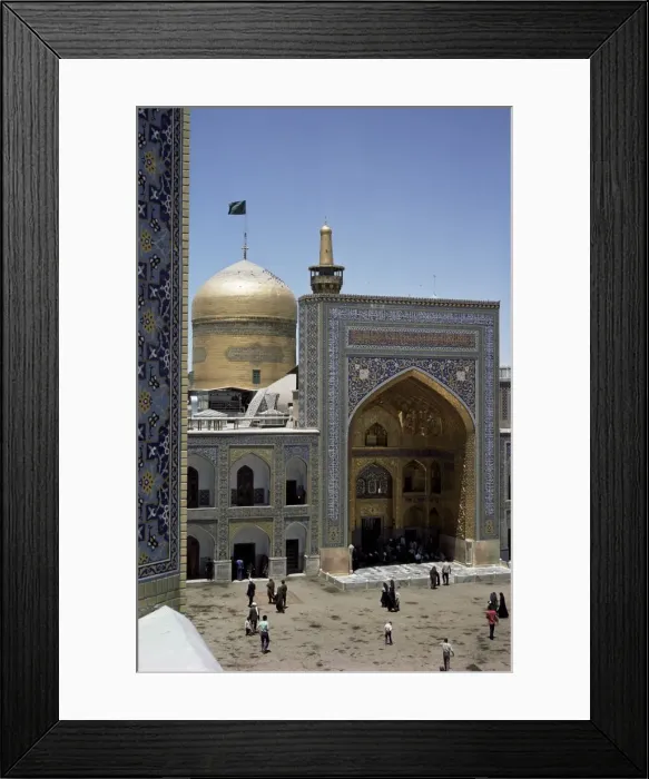 Framed Print : Shrine of Immam Riza Framed Print : Shrine of Immam Riza