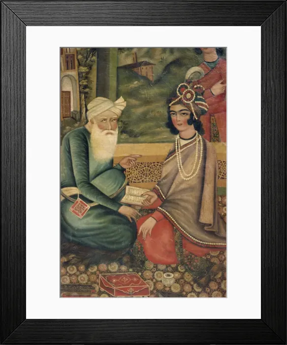 Framed Print : Qajar painting Framed Print : Qajar painting
