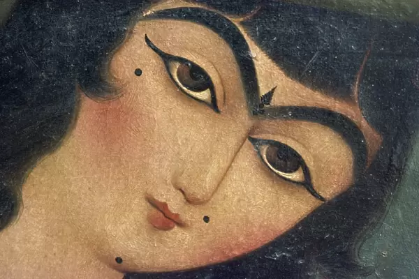 Close-up of Qajar painting