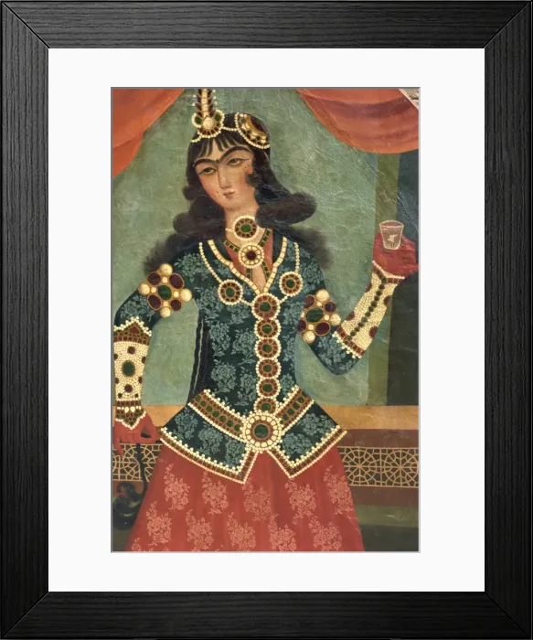 Framed Print : Qajar painting Framed Print : Qajar painting
