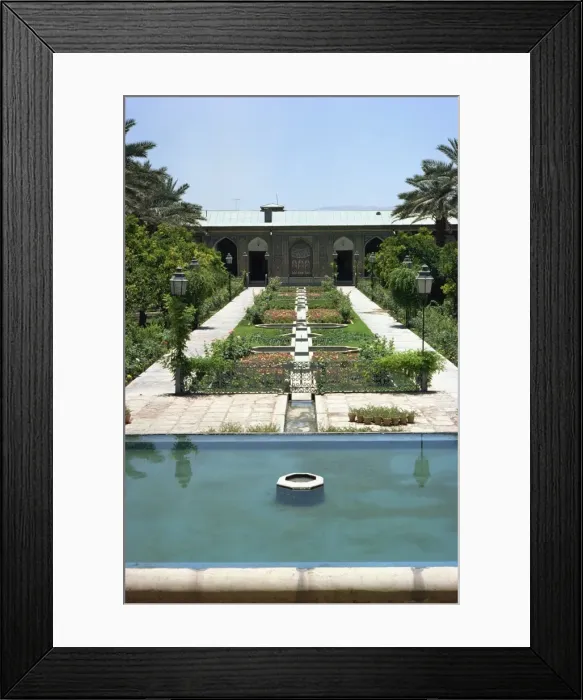 Framed Print : Narenjestan Garden Framed Print : Narenjestan Garden
