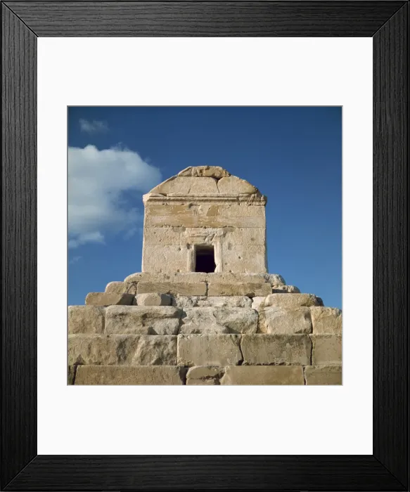Framed Print : The Tomb of Cyrus the Great Framed Print : The Tomb of Cyrus the Great