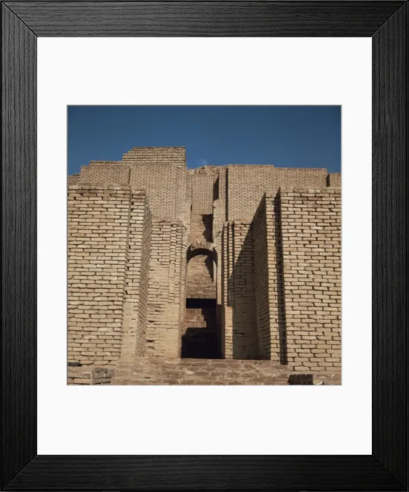 Framed Print : Elamite ziggurat Framed Print : Elamite ziggurat