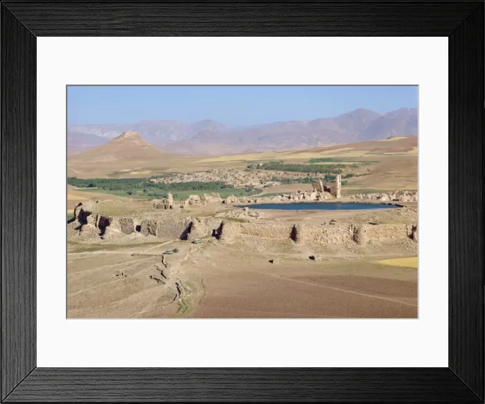 Framed Print : Aerial view over the fortress