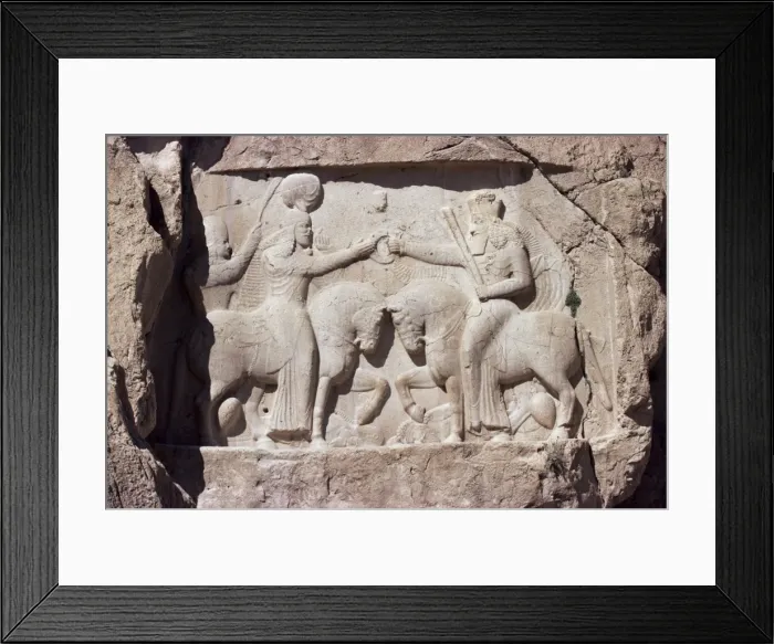 Framed Print : Reliefs at Naqsh-e Rustam Framed Print : Reliefs at Naqsh-e Rustam