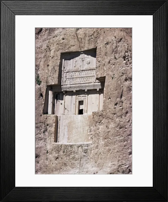 Framed Print : Tomb of Darius at Naqsh-e Rustam Framed Print : Tomb of Darius at Naqsh-e Rustam