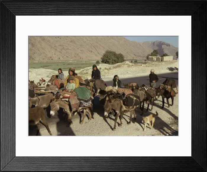 Framed Print : Migration of the Qashgai tribe Framed Print : Migration of the Qashgai tribe