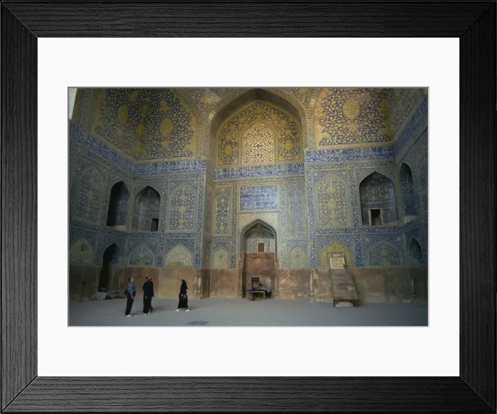 Framed Print : Mehrab under the dome of the Emam Mosque Framed Print : Mehrab under the dome of the Emam Mosque