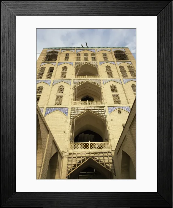 Framed Print : Palace of Ali Ghapu from the rear Framed Print : Palace of Ali Ghapu from the rear