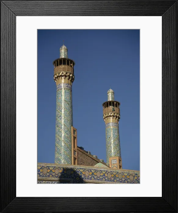 Framed Print : Minarets of the Emam Mosque Framed Print : Minarets of the Emam Mosque