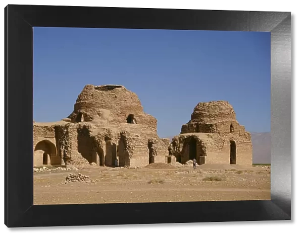 The ruins of a Sassanian palace