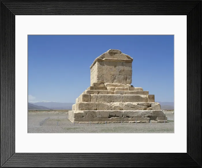 Framed Print : Achaemenian tomb of Cyrus II Framed Print : Achaemenian tomb of Cyrus II