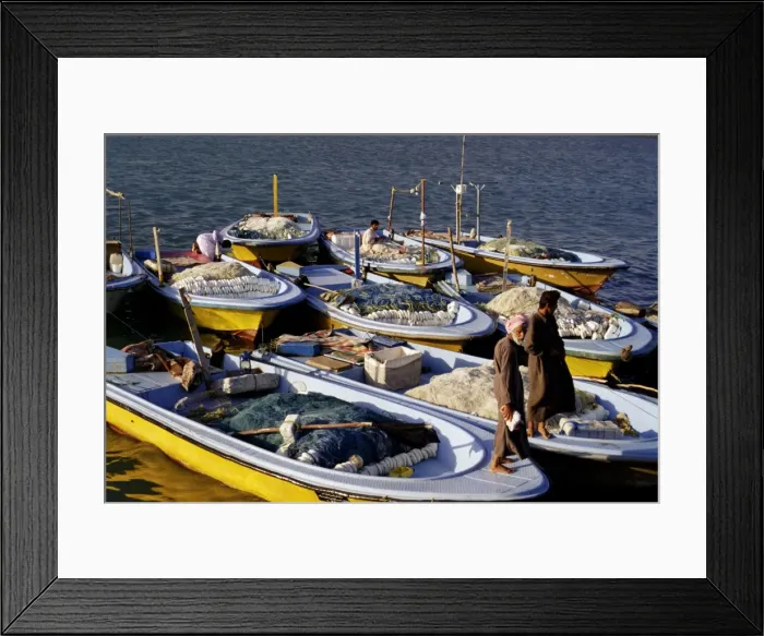 Framed Print : Fishermen, Kish Island Framed Print : Fishermen, Kish Island