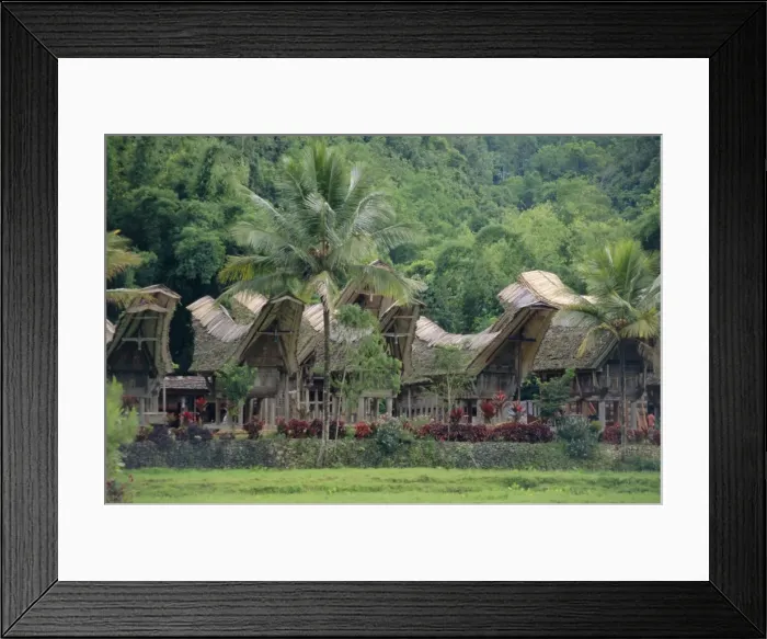 Framed Print : Traditional village Framed Print : Traditional village