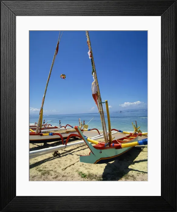 Framed Print : Prahu boats Framed Print : Prahu boats