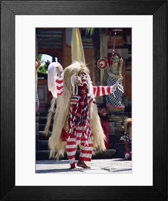 Framed Print : Barong dance Framed Print : Barong dance