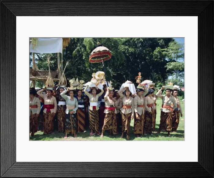 Framed Print : Funeral, Bali Framed Print : Funeral, Bali