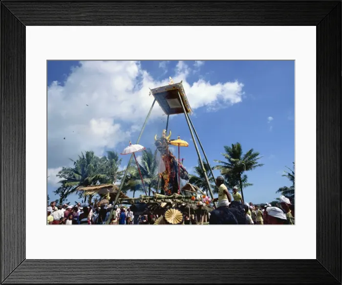 Framed Print : Cremation, funeral rites Framed Print : Cremation, funeral rites