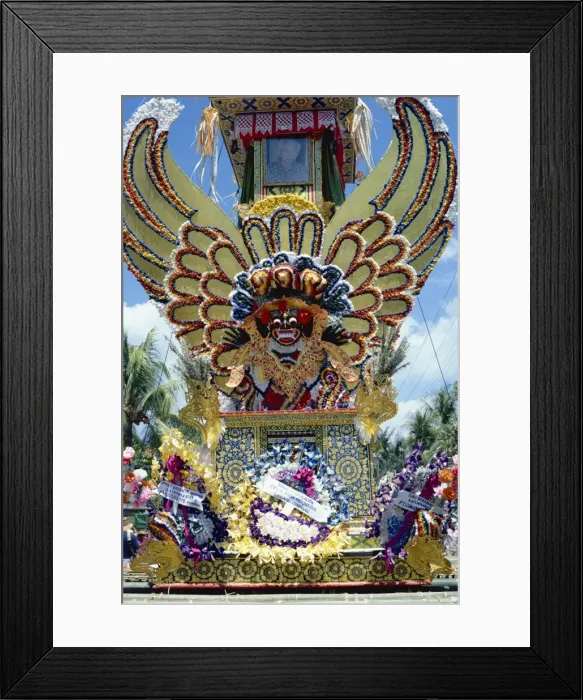Framed Print : Mask and tower Framed Print : Mask and tower