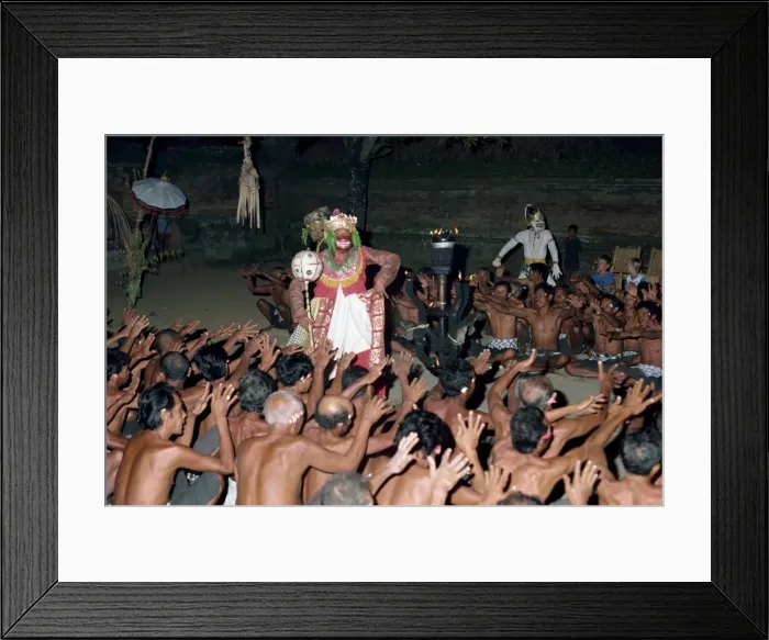 Framed Print : Kecak dance