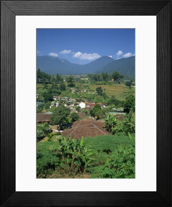 Framed Print : The mountain resort of Puncak on Java Framed Print : The mountain resort of Puncak on Java