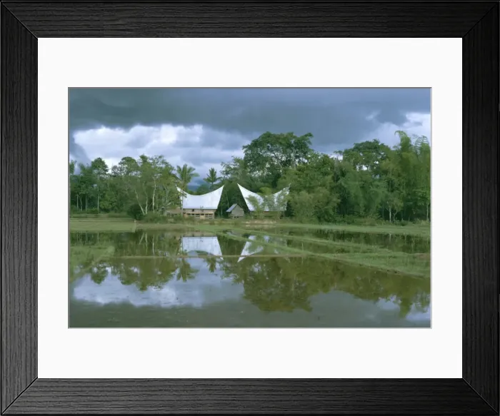 Framed Print : Batak houses Framed Print : Batak houses