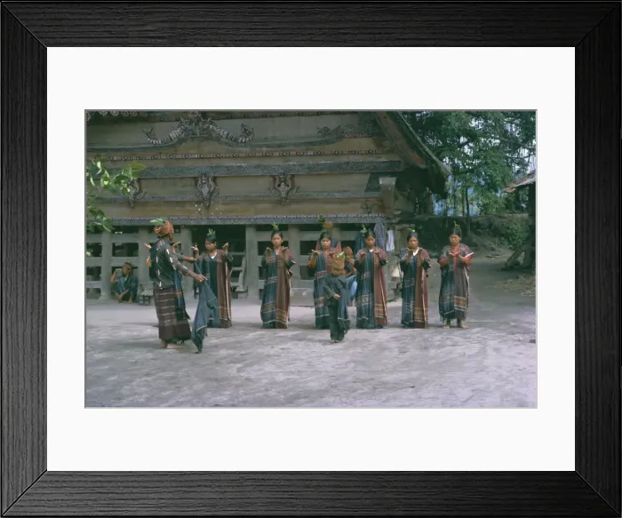 Framed Print : Toba Batak dancers Framed Print : Toba Batak dancers