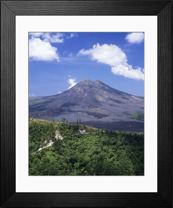 Framed Print : Volcanic Mount Batur Framed Print : Volcanic Mount Batur