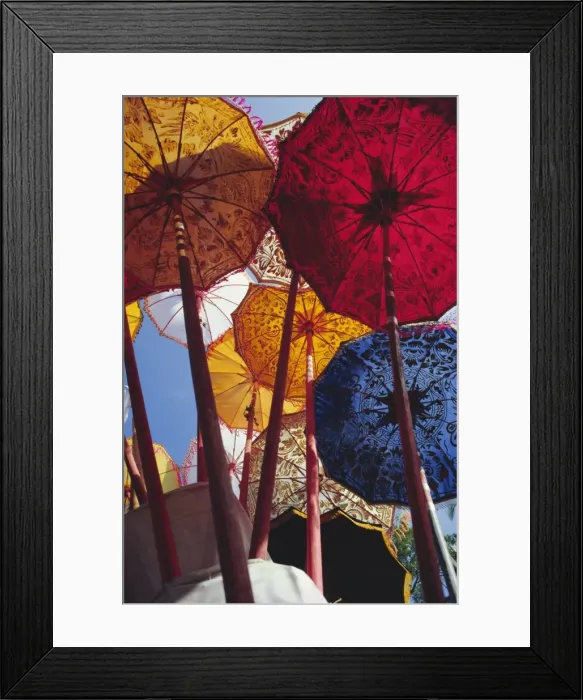 Framed Print : Decorative umbrellas Framed Print : Decorative umbrellas