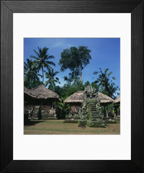Framed Print : The Sashi grounds of the Pura Temple Framed Print : The Sashi grounds of the Pura Temple