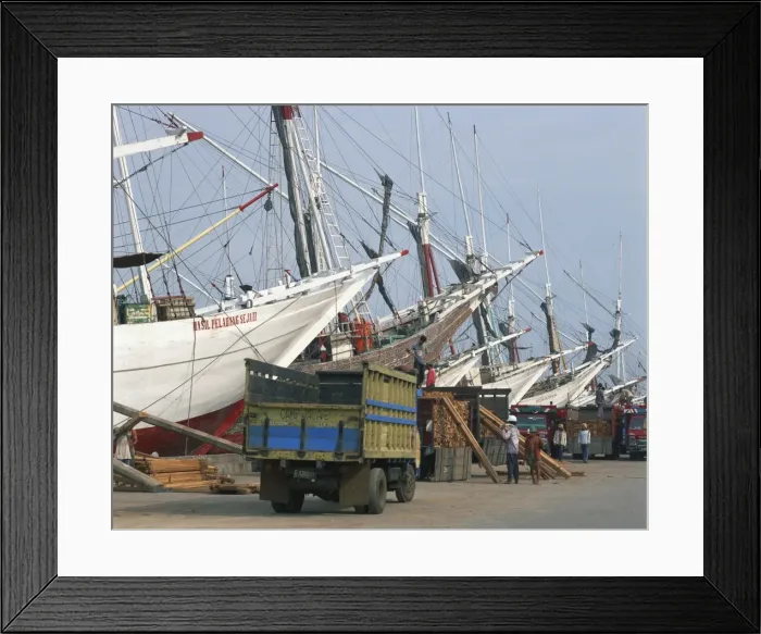 Framed Print : Sunda Kalepa the old port of Jakarta Framed Print : Sunda Kalepa the old port of Jakarta