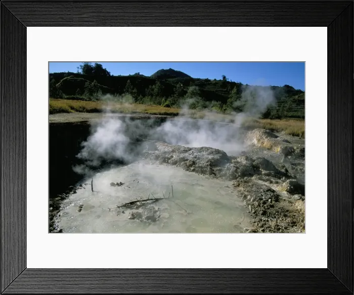 Framed Print : Bubbling mud pools Framed Print : Bubbling mud pools
