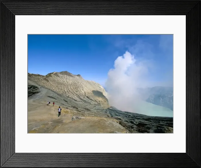 Framed Print : Tourists trekking Framed Print : Tourists trekking