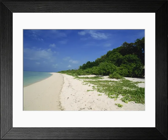 Framed Print : Pulau Sangalakki beach at the Hidden Divers resort Framed Print : Pulau Sangalakki beach at the Hidden Divers resort