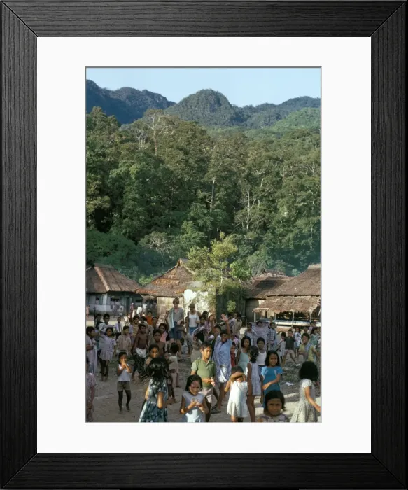 Framed Print : Sawai village Framed Print : Sawai village