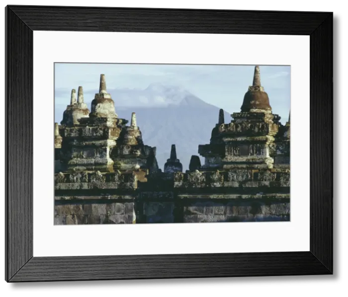 Framed Print : The Buddhist site at Borobudur Framed Print : The Buddhist site at Borobudur