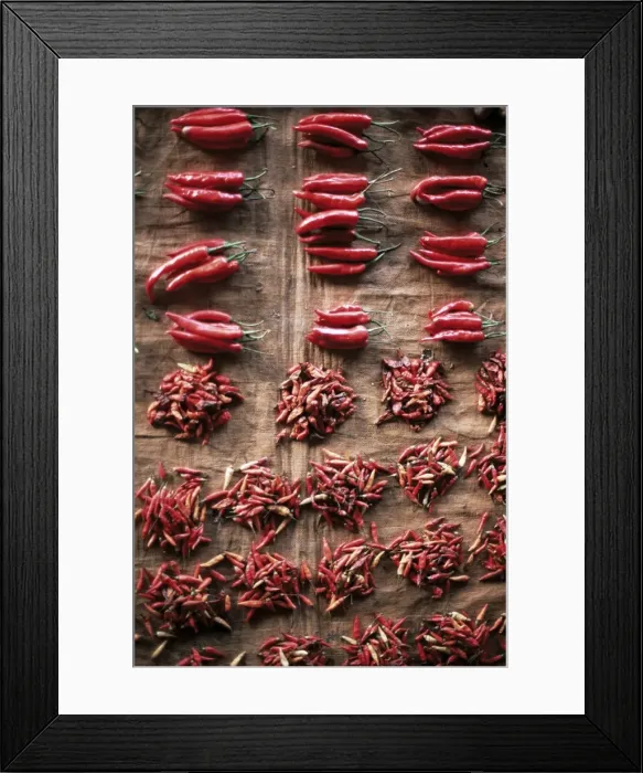 Framed Print : Chilies for sale Framed Print : Chilies for sale