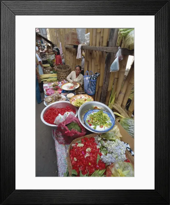 Framed Print : Ubud market Framed Print : Ubud market