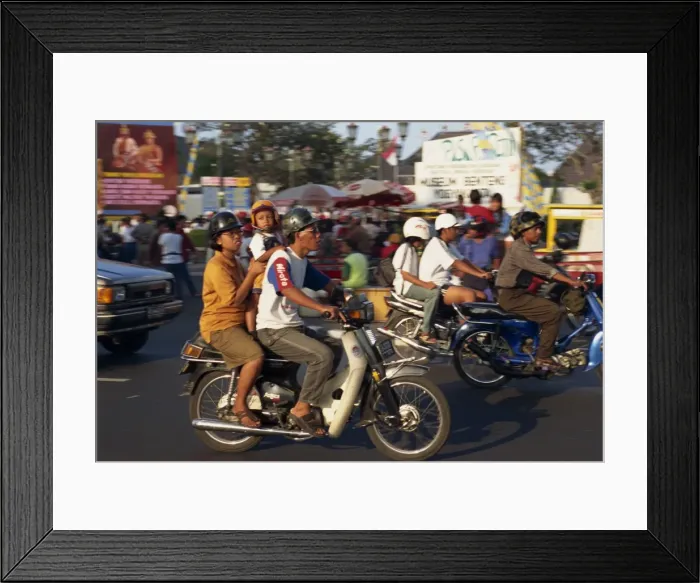 Framed Print : Transport, Jogjakarta Framed Print : Transport, Jogjakarta