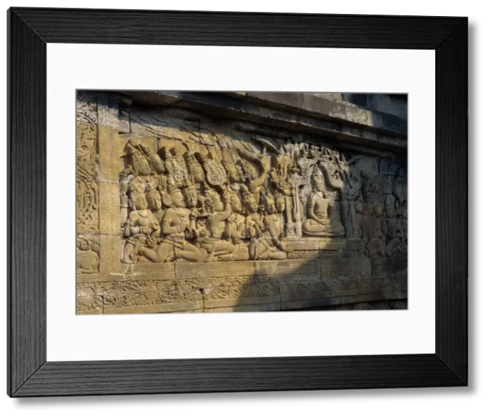 Framed Print : Frieze, Buddhist temple Framed Print : Frieze, Buddhist temple