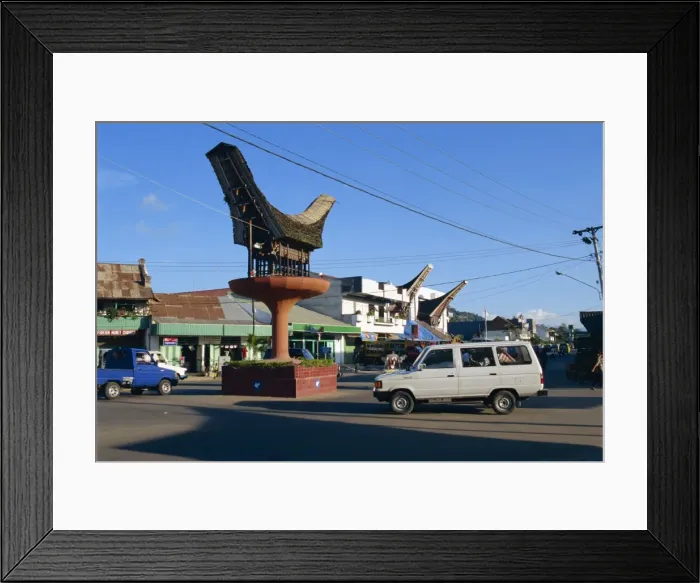 Framed Print : Rantepao, Toraja area Framed Print : Rantepao, Toraja area