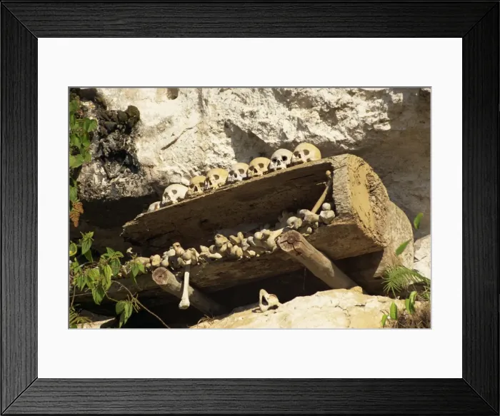 Framed Print : Wall tombs near Rantepao Framed Print : Wall tombs near Rantepao