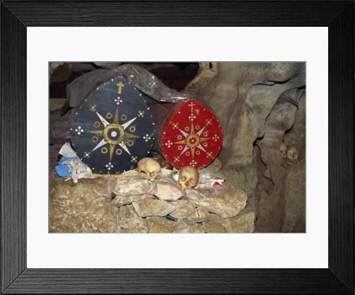 Framed Print : Cave tomb at Londa Framed Print : Cave tomb at Londa