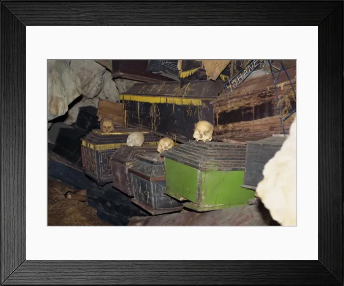 Framed Print : Cave tomb at Londa Framed Print : Cave tomb at Londa