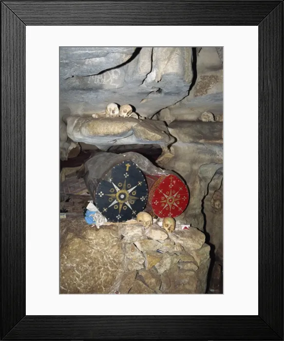 Framed Print : Cave tomb at Londa Framed Print : Cave tomb at Londa