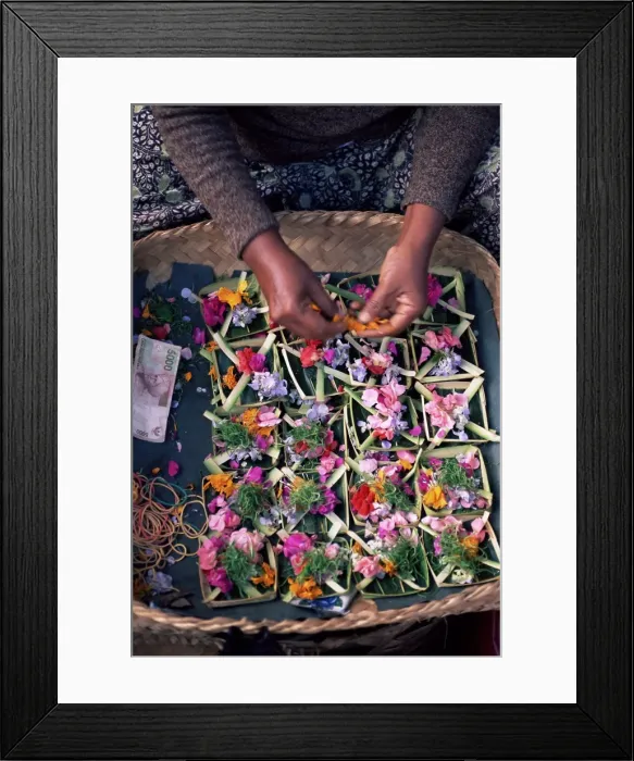 Framed Print : Temple offerings Framed Print : Temple offerings