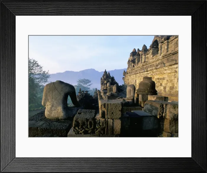 Framed Print : Terrace detail Framed Print : Terrace detail