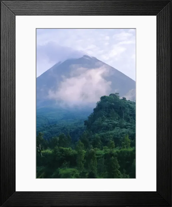 Framed Print : Merapi volcano Framed Print : Merapi volcano