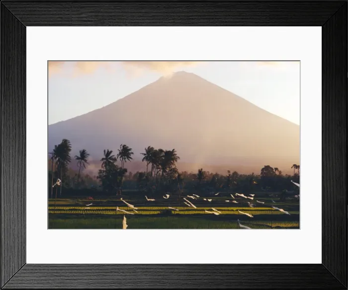 Framed Print : Volcanic Mount Gunung Batur Framed Print : Volcanic Mount Gunung Batur