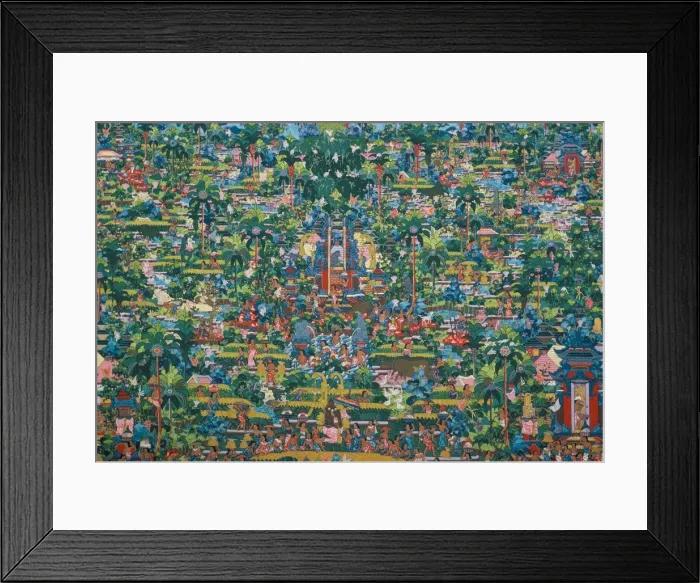 Framed Print : Painting, Bali Museum Framed Print : Painting, Bali Museum